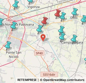 Mappa Via Aldo Moro, 30030 Vigonovo VE, Italia (5.76875)
