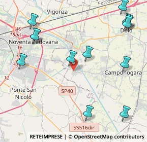Mappa Via Aldo Moro, 30030 Vigonovo VE, Italia (5.47385)