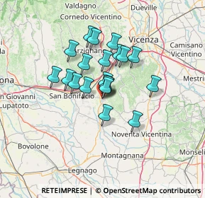 Mappa Via Trieste, 36045 Lonigo VI, Italia (9.663)