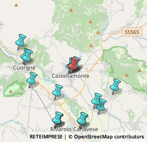 Mappa Vicolo Enrietti Grosso, 10081 Castellamonte TO, Italia (4.31706)