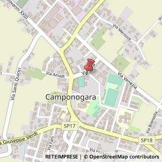Mappa Via Pisa, 6, 30010 Camponogara, Venezia (Veneto)
