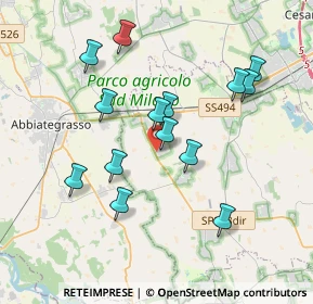 Mappa Via Provinciale, 20080 Zelo Surrigone MI, Italia (3.53857)