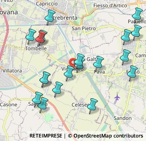 Mappa Piazza Guglielmo Marconi, 30030 Vigonovo VE, Italia (2.23421)
