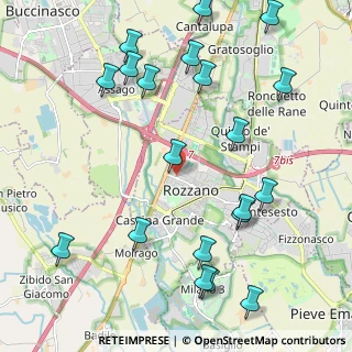 Mappa Via Milano, 20089 Rozzano MI, Italia (2.5825)