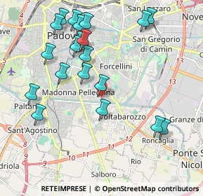 Mappa Via Gasparino Barzizza, 35126 Padova PD, Italia (2.21)