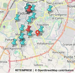 Mappa Via Gasparino Barzizza, 35126 Padova PD, Italia (2.117)