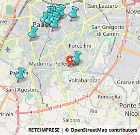 Mappa Via Gasparino Barzizza, 35126 Padova PD, Italia (2.47786)