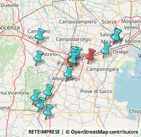Mappa Via Gasparino Barzizza, 35126 Padova PD, Italia (14.46929)