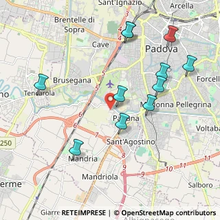 Mappa Via Croazia, 35142 Padova PD, Italia (2.17091)