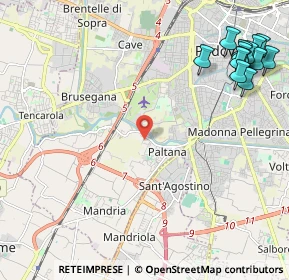 Mappa Via Croazia, 35142 Padova PD, Italia (3.07538)