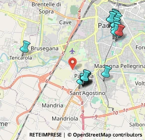 Mappa Via Croazia, 35142 Padova PD, Italia (2.2285)