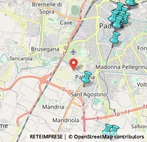 Mappa Via Croazia, 35142 Padova PD, Italia (3.30786)