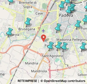 Mappa Via Croazia, 35142 Padova PD, Italia (3.06412)