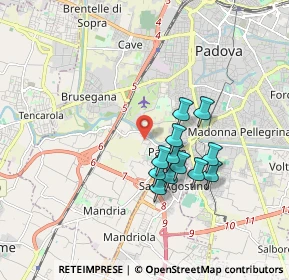 Mappa Via Croazia, 35142 Padova PD, Italia (1.435)