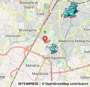 Mappa Via Croazia, 35142 Padova PD, Italia (2.90167)