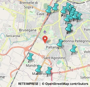 Mappa Via Croazia, 35142 Padova PD, Italia (2.6625)