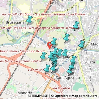 Mappa Via Croazia, 35142 Padova PD, Italia (0.9495)