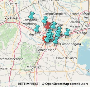 Mappa Via Croazia, 35142 Padova PD, Italia (8.16231)