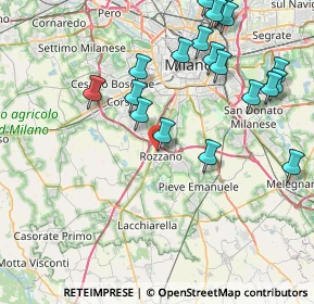 Mappa Via Piemonte, 20089 Rozzano MI, Italia (9.5035)