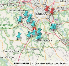 Mappa Via Piemonte, 20089 Rozzano MI, Italia (6.05333)