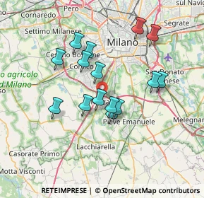 Mappa Via Piemonte, 20089 Rozzano MI, Italia (6.13333)