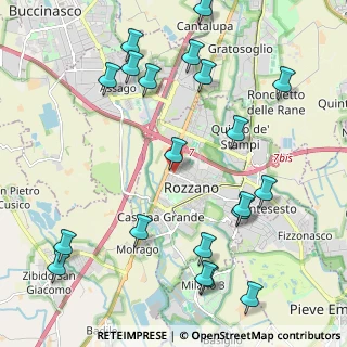 Mappa Via Piemonte, 20089 Rozzano MI, Italia (2.588)