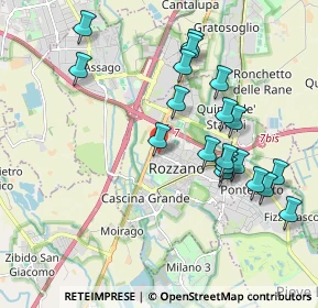 Mappa Via Piemonte, 20089 Rozzano MI, Italia (2.01526)