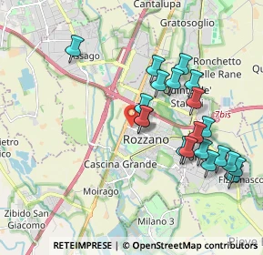 Mappa Via Piemonte, 20089 Rozzano MI, Italia (1.925)