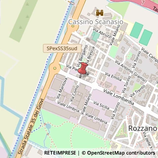 Mappa Viale Lombardia, 48, 20089 Rozzano, Milano (Lombardia)