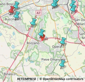 Mappa Via Giuseppe di Vittorio, 20089 Rozzano MI, Italia (5.65727)