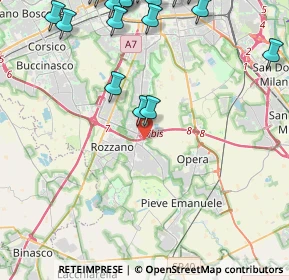 Mappa Via Giuseppe di Vittorio, 20089 Rozzano MI, Italia (6.199)