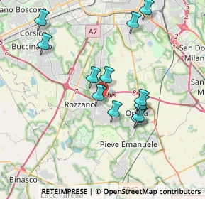 Mappa Via Giuseppe di Vittorio, 20089 Rozzano MI, Italia (3.48083)