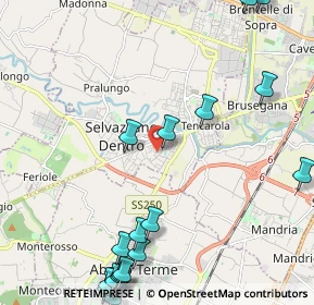 Mappa Via San Giuseppe, 35030 Selvazzano Dentro PD, Italia (3.1045)