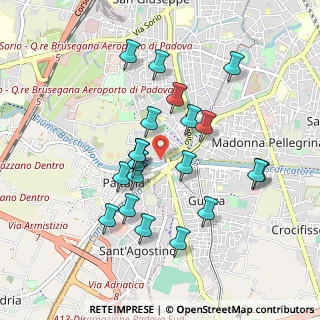 Mappa Via Isonzo, 35142 Padova PD, Italia (0.858)