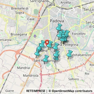 Mappa Via Isonzo, 35142 Padova PD, Italia (1.33)
