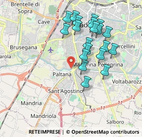 Mappa Via Isonzo, 35142 Padova PD, Italia (1.802)