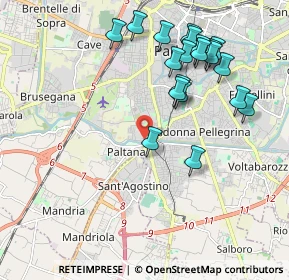 Mappa Via Isonzo, 35142 Padova PD, Italia (2.0945)
