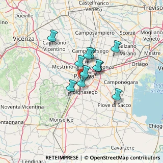Mappa Via Isonzo, 35142 Padova PD, Italia (9.03727)