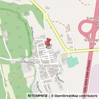 Mappa Piazza Cavalier Maria e Savino Enrico, 7, 10010 Scarmagno, Torino (Piemonte)