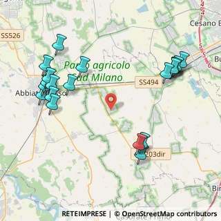 Mappa Via Leopardi, 20080 Zelo Surrigone MI, Italia (4.9945)