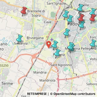 Mappa Via Cadore, 35142 Padova PD, Italia (2.88375)