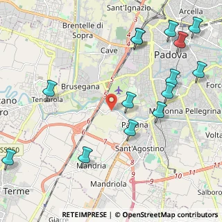 Mappa Via Cadore, 35142 Padova PD, Italia (2.67143)