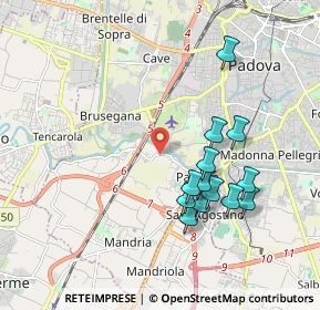 Mappa Via Cadore, 35142 Padova PD, Italia (1.83077)