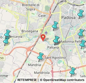 Mappa Via Cadore, 35142 Padova PD, Italia (2.84182)