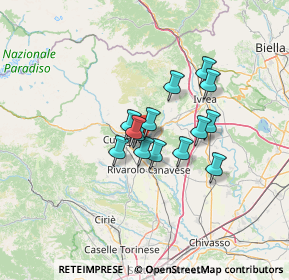 Mappa Vicolo Bertinatti, 10081 Castellamonte TO, Italia (8.845)