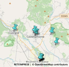 Mappa Vicolo Bertinatti, 10081 Castellamonte TO, Italia (4.68357)