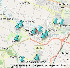 Mappa Via Veronese, 35030 Selvazzano Dentro PD, Italia (1.93727)