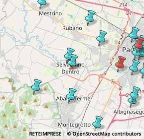 Mappa Via Veronese, 35030 Selvazzano Dentro PD, Italia (5.866)