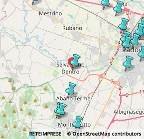 Mappa Via Veronese, 35030 Selvazzano Dentro PD, Italia (6.42944)