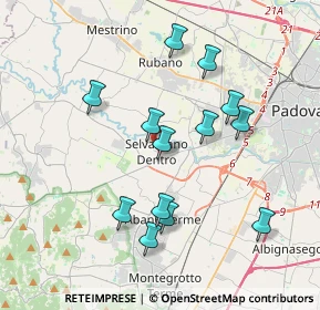 Mappa Via Veronese, 35030 Selvazzano Dentro PD, Italia (3.56846)